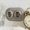 Porcellana Cornice retrò a 2 ante I PR1 grigio beige Anteprima dell’immagine prodotto 3