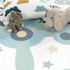 Tapis pour enfants rond lavable chambre d'enfants avion Voir les images du produit 8