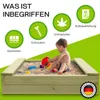 Sandkasten XXL Bär Bohlen aus Kiefernholz 60 mm imprägniert Produktbild-Vorschau 2