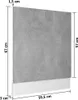 vidaXL Geschirrspülerblende Betongrau 59,5x3x67 cm Produktbild-Vorschau 6