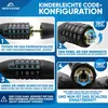 NEXTCOVER® Fahrradschloss mit Zahlencode - Das Original - Produktbild-Vorschau 6