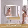 COSTWAY Badspiegel mit LED Beleuchtung 70x50cm, Wandspiegel Produktbild-Vorschau 6