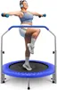 Trampolina SereneLife Fitness Indoor, Ø 102 cm – składana Podgląd zdjęcia produktu 1