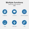 Icons and text describing the features of a USB fingerprint reader. Produktbild-Vorschau
