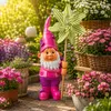 Gartenzwerg mit Windmühle – Handbemalte Gartenfigur aus Produktbild-Vorschau 2