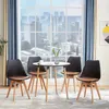 HJ_WeDoo Jeu de 8 chaises de salle à manger avec pied en Voir les images du produit 7