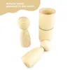 Ulanik Montessori Holzspielzeug „Steckpuppen in Bechern“ – Produktbild-Vorschau 3