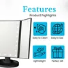 Intirilife Schminkspiegel mit 22 LED und USB Kabel zum Produktbild-Vorschau 3