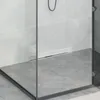 vidaXL Piletta doccia a parete silver 60 cm acciaio inox Anteprima dell’immagine prodotto 2