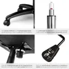 Collage of close-up images showing different parts and features of an office chair. Produktbild-Vorschau