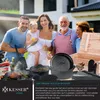 KESSER® Dutch Oven Set in Holzkiste mit Dutch Oven Mit viel Produktbild-Vorschau 4