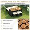 Yaheetech 2-in-1 Gartenmöbel Set aus Polyrattan, inkl. Sofa Produktbild-Vorschau 6