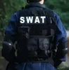 Kamizelka taktyczna, wojskowa czarna policja SWAT kamizelka Podgląd zdjęcia produktu 7