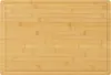 A top-down view of a wooden cutting board. Produktbild-Vorschau