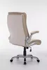 Ergonomische Bürostuhl - Crème - Kunstleder - Für Produktbild-Vorschau 4