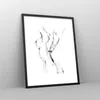 Gerahmtes Poster - Schwarzer Rahmen - Frau Körper Nacktheit Produktbild-Vorschau 8