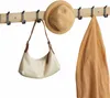 ACAZA Garderobe - 16 Haken - 88 cm - Helles Eichenholz - Produktbild-Vorschau 6