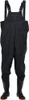 vidaXL Waders avec bottes noir taille 39 Voir les images du produit 1