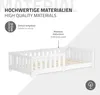ML-Design Kinderbett 80x160 cm Weiß Bodenbett für Kinder Produktbild-Vorschau 8