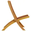 vidaXL Chaises de jardin 2 pcs. Pliable Rouge Bois massif Voir les images du produit 5