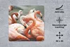 MuchoWow® Mauspad Mousepad Gruppe von rosa Flamingos auf Produktbild-Vorschau 2