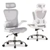 Two views of an ergonomic office chair against a white background. Náhled obrázku produktu