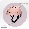KASK DZIECIĘCY ROWER HULAJNOGA - MoMi MIMI RÓŻOWY MAT - ABS Podgląd zdjęcia produktu 10
