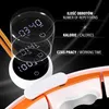 Magnetischer Hula Hoop mit Gewicht, TPE, Weiß/Orange, Produktbild-Vorschau 1