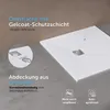 doporro Duschwanne Duschtasse 100x100x3cm aus Mineralguss Produktbild-Vorschau 6