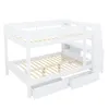 Merax Etagenbett 140x200 cm mit Schreibtisch und Schrank, Produktbild-Vorschau 10