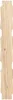 A close-up view of several wooden fence pickets arranged vertically. Produktbild-Vorschau
