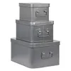 LABEL51 Aufbewahrungsbox Media 27x21x16 cm L Antik-Grau Produktbild-Vorschau 5