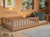 Kinderbett Bodenbett 80x160 cm mit Rausfallschutz, Matratze Produktbild-Vorschau 6