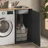 Waschmaschinenschrank Vicco Viktor Anthrazit/Goldkraft Produktbild-Vorschau 4