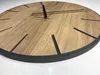 EKO groß wanduhr ohne tickgeräusche Wood Art Schwarz 60cm, Produktbild-Vorschau 5