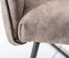 Exklusiver Design Stuhl LOFT Microfaser vintage taupe mit Produktbild-Vorschau 6