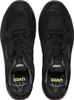 A top-down view of a pair of black uvex safety shoes. Anteprima dell’immagine prodotto