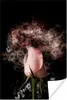 MuchoWow® Poster Blumen - Rauch - Rosa 80x120 cm - Produktbild-Vorschau 1