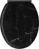 Sedile WC, marmo nero MDF chiusura ammortizzata, Anteprima dell’immagine prodotto 1