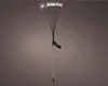 A solar-powered garden light with multiple colored LED bulbs on flexible stems. Produktbild-Vorschau