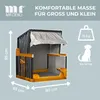 Hundestrandkorb PE schwarz Dessin Grau Gestreift Produktbild-Vorschau 8