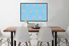 MuchoWow® MuchoWow® Gerahmtes Poster Eiscreme - Muster - Produktbild-Vorschau 2
