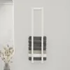 vidaXL Wieszak na ręczniki biały 23x18x110 cm lite drewno Podgląd zdjęcia produktu 8