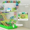 PawHut Käfig für Hamster, Mäuse und kleine Nagetiere mit Produktbild-Vorschau 4