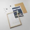 Gerahmtes Poster - Rahmen in heller Eiche - Leuchtturm Meer Produktbild-Vorschau 4