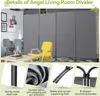 Angel Living Paravent 4 Teilig 324 x 180 cm Stoff Produktbild-Vorschau 4
