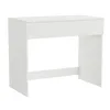 Schreibtisch Computertisch weiß matt - 90x50 cm mit Produktbild-Vorschau 1