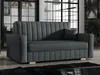 A modern living room with a dark gray sofa and large windows in the background. Náhled obrázku produktu