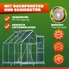 GARDEBRUK® Gewächshaus Aluminium 3,6m² mit Fundament Produktbild-Vorschau 5