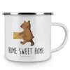 Mr. & Mrs. Panda Teetasse Bär Zuhause - Weiß - Geschenk, Produktbild-Vorschau 3
